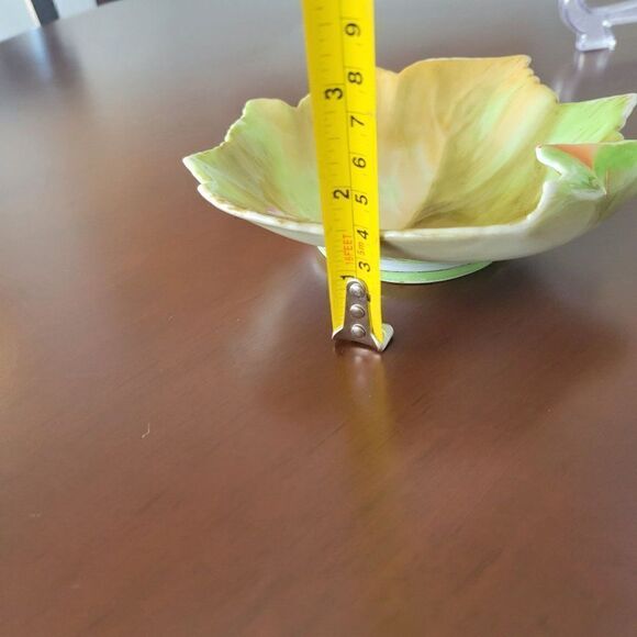 Vintage Chubu China Occupied Japan Leaf Shaped Dish - Picture 7 of 8